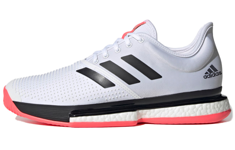 adidas SoleCourt 'White Signal Pink' FU8114