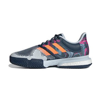 adidas Solecourt Primeblue Shoes Blue//Orange 'White'