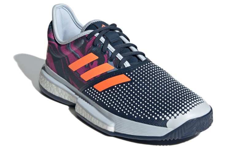 Lookbook adidas Solecourt Primeblue Schuhe Blau/Orange ''Weiß'' FX1730