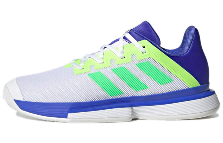 adidas Solematch Bounce 'White Blue Green' GY7644