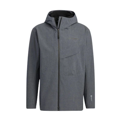 adidas Solid Color 3-in-1 Zip-Up Jacket Gray HN2029