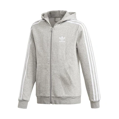 adidas Solid Color Full-Zip Hoodie Jacket DH2702