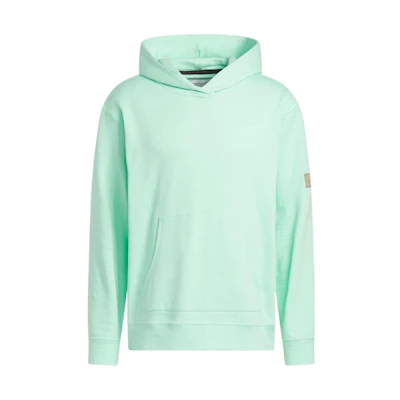 adidas Solid Color Green Pullover Hoodie HS5610