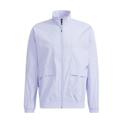 adidas Solid Color High-Neck Jacket Light Purple H40218