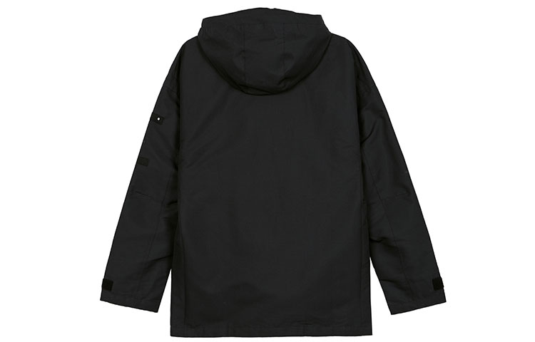 Lookbook adidas Solid Color Hooded Jacket Black GP0982