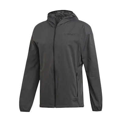 adidas Solid Color Hoodie Athletic Training Jacket - Grey DT4144