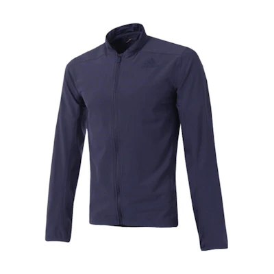 adidas Solid Color Logo Print Zip-Up Track Jacket HF4736