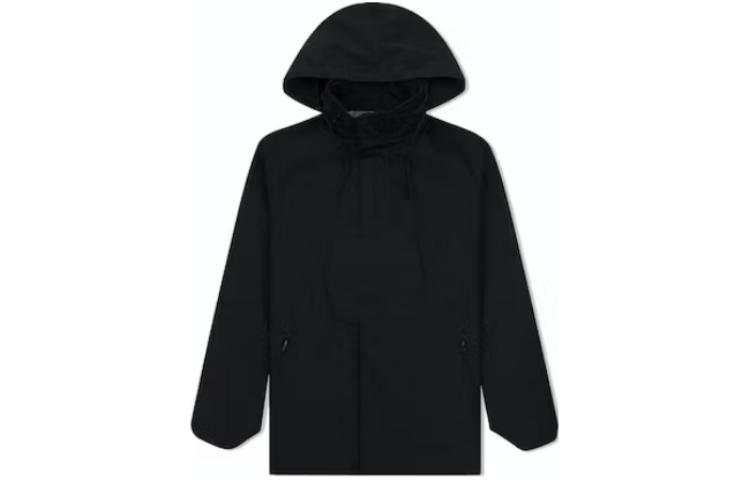 adidas Solid Color Loose Fit Zip-Up Hoodie Jacket - Black BR6485