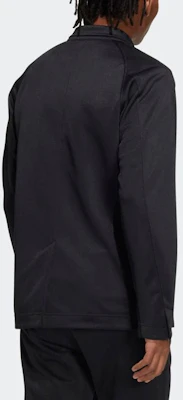 adidas Solid Color Single-Breasted Long Sleeve Blazer Jacket - Black H64626 Shop adidas Solid Color Single-Breasted Long Sleeve Blazer Jacket - Black H64626