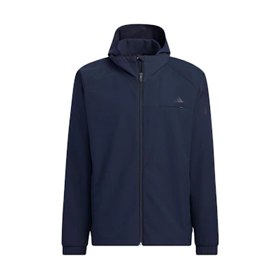 adidas Solid Color Sports Casual Hooded Jacket - Blue HP1415