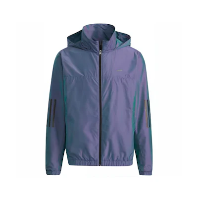 adidas Solid Color Sports Hoodie Jacket Purple Lilac H45177