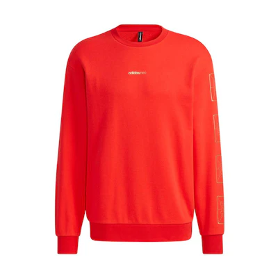 adidas Solid Color Sweatshirt Orange Red GP4825