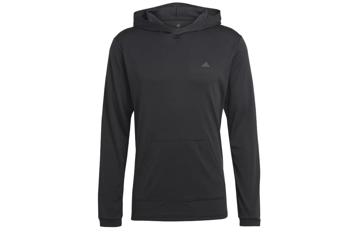 adidas Solid Color Training Hoodie Black IB8158