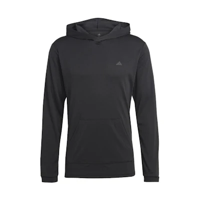 adidas Solid Color Training Hoodie Black IB8158