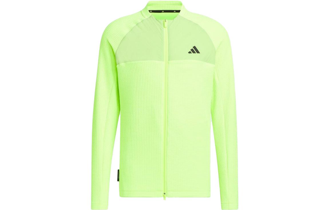 adidas Solid Color Zip-Up Long Sleeve Jacket IT6901