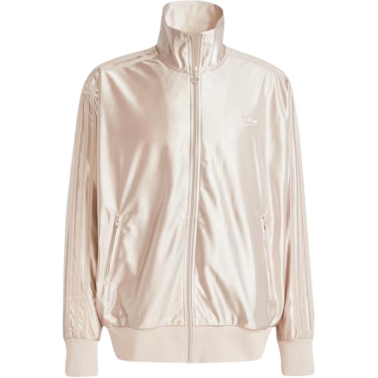 adidas Solid High-Neck Loose Jacket Beige IZ2607