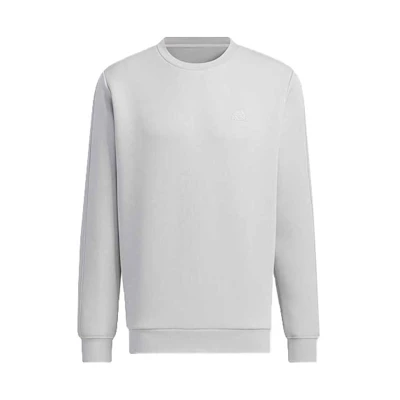 adidas Solid Logo Crewneck Sweatshirt Light Grey JE8635