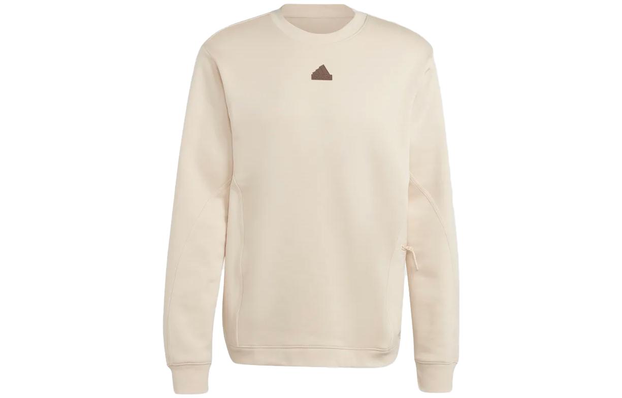 adidas Solid Logo Crewneck Sweatshirt Off-White IC9734