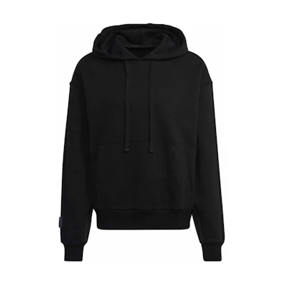adidas Solid Logo Drawstring Hoodie Black HM5115