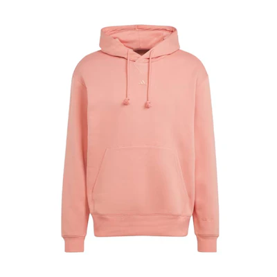 adidas Solid Logo Embroidered Hoodie Pullover Orange IJ6891