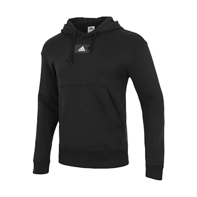 adidas Solid Logo Hoodie Black - Casual Sportswear HK2829
