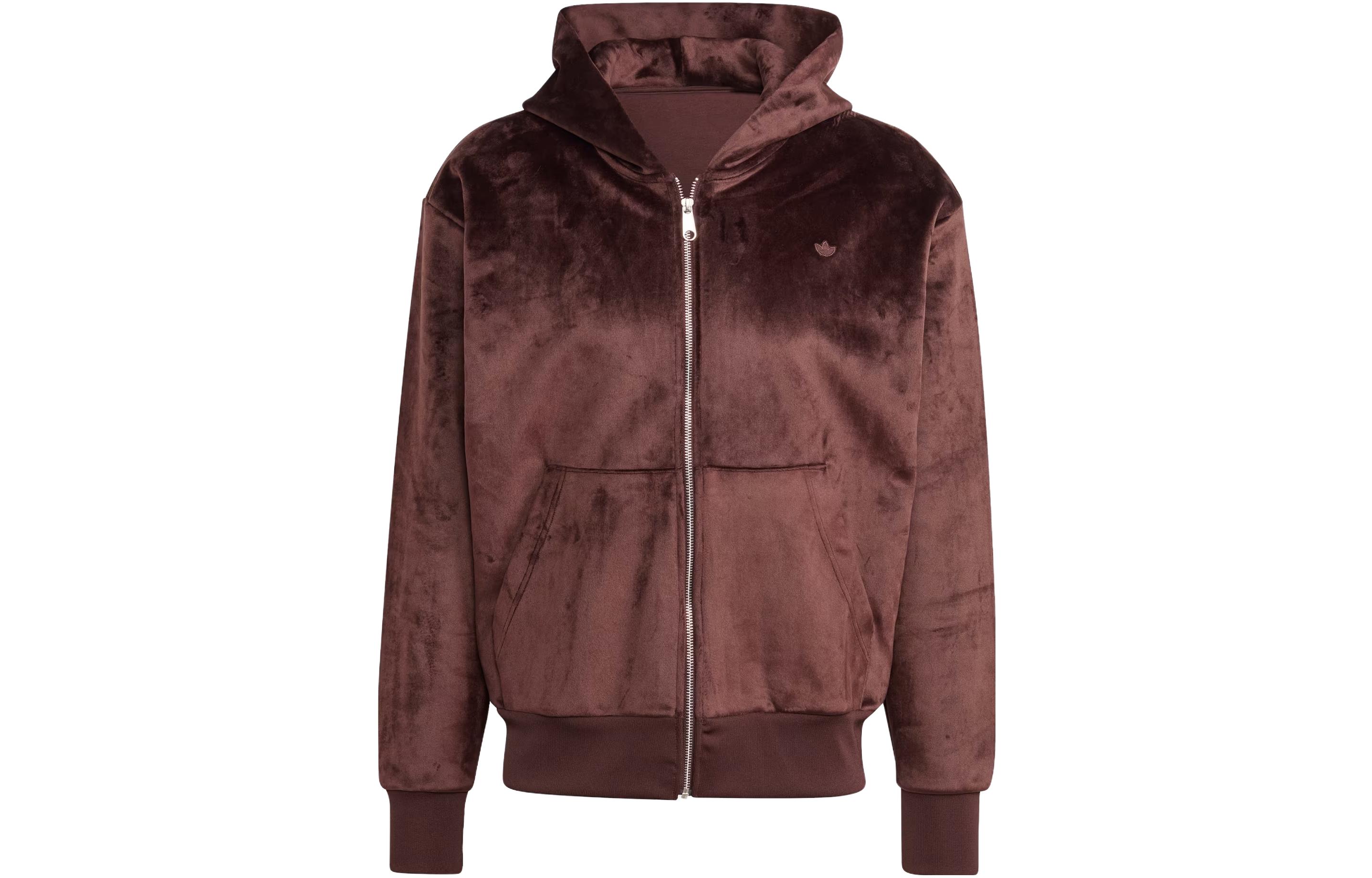 adidas Solid Logo Long-Sleeve Hoodie Jacket IM4452