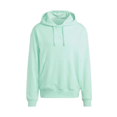 adidas Solid Logo Print Hoodie Green IC9761