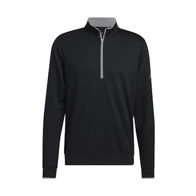 adidas Solid Logo Print Sweatshirt Black H54060