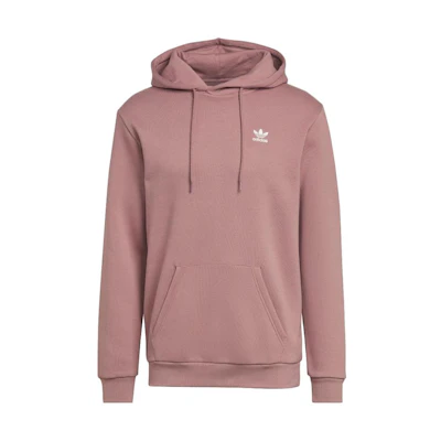 adidas Solid Logo Pullover Hoodie Oxidized Red Japan Edition Mens HK0100-JAPAN