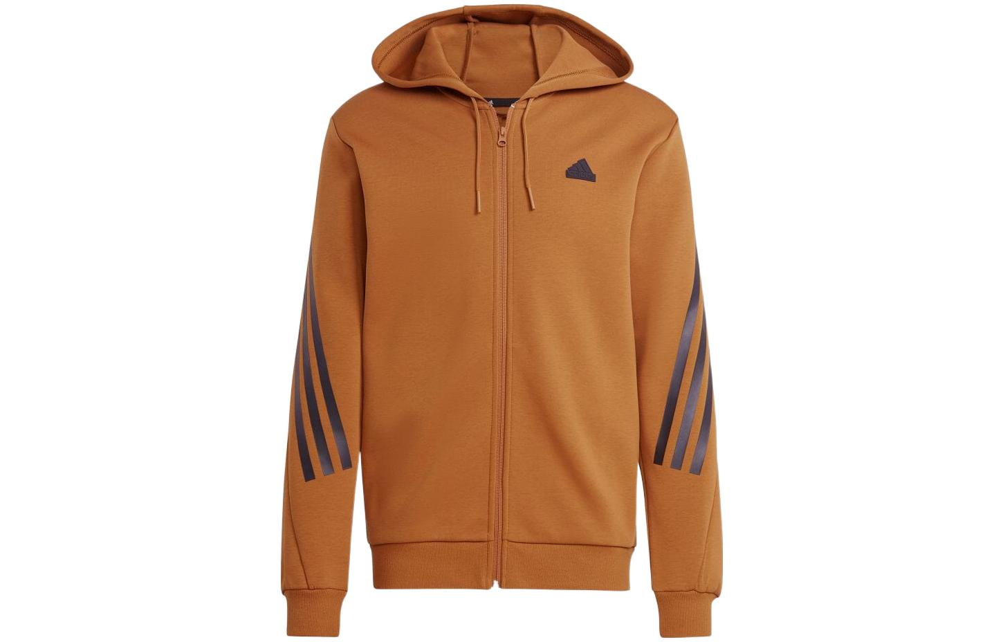 adidas Solid Logo Zip Hoodie Jacket Japan Edition Brown () IC8260-JAPAN