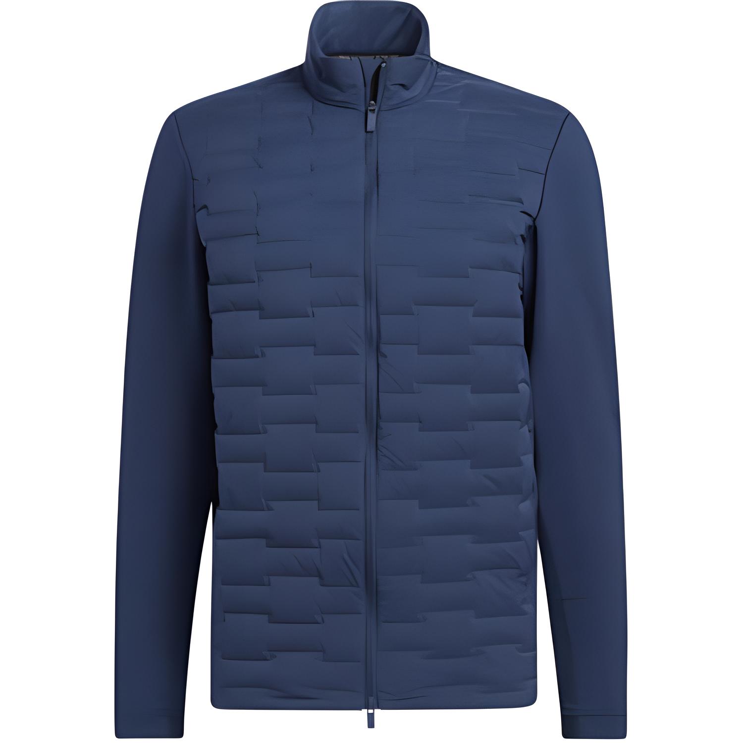 adidas Solid Navy Blue Full-Zip Long-Sleeve Jacket H50984