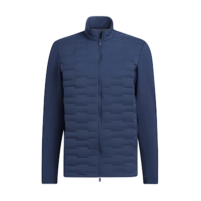 adidas Solid Navy Blue Full-Zip Long-Sleeve Jacket H50984