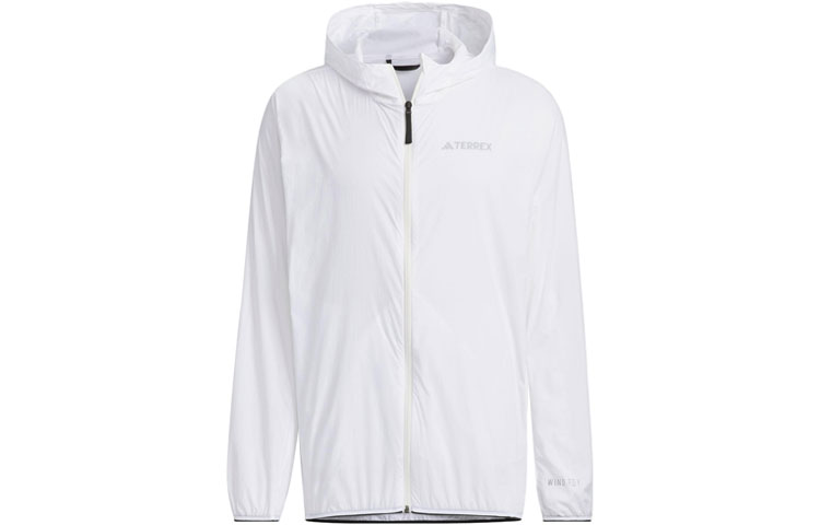 adidas Solid Outdoor Windproof Hooded Sports Jacket IU2673