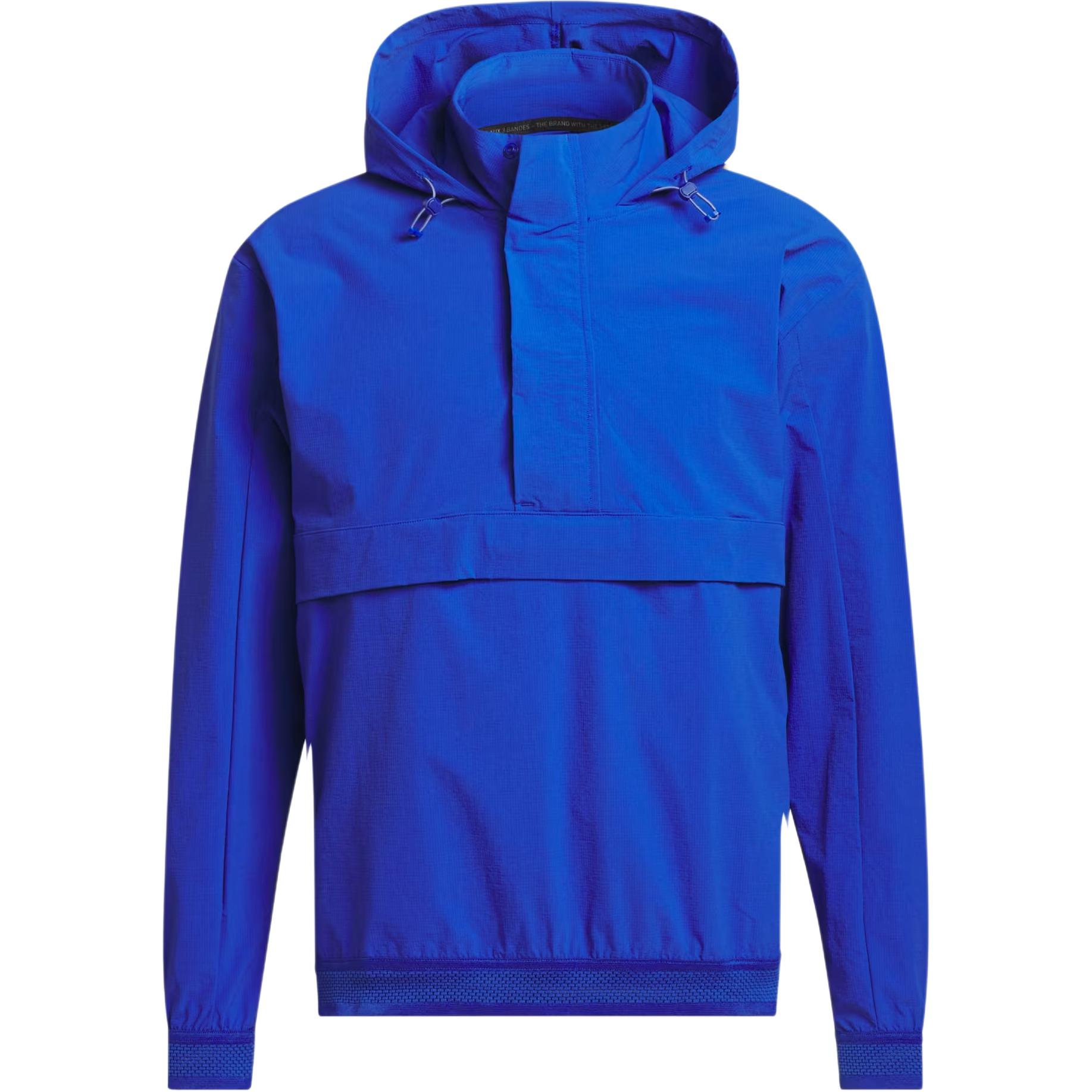 adidas Solid Pullover Hoodie Jacket - Blue IS8899
