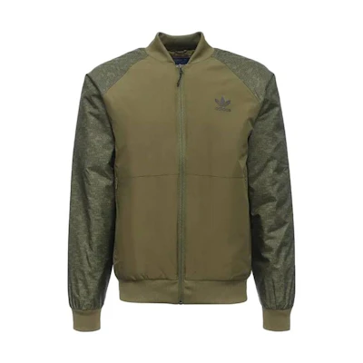 adidas SP Luxe Plain Zip-Up High Neck Jacket Green () AY8418