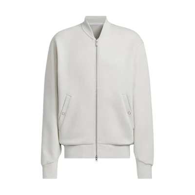 adidas Spacer Bomber Jacket Loose Fit Casual Outerwear - Talc Color JJ3789