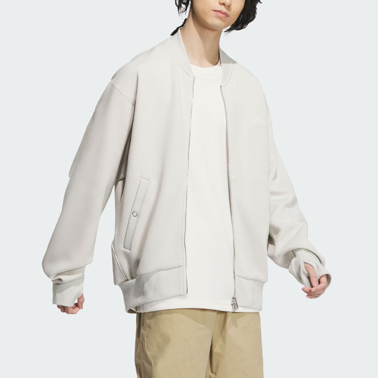 Purchase adidas Spacer Bomber Jaket Loose Fit Casual Outerwear - Warna Talc JJ3789