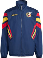 adidas Spain 1996 Retro Woven Track Jacket Navy Blue Soccer Jacket IT7753 adidas Spain 1996 Retro Woven Track Jacket Navy Blue Soccer Jacket IT7753