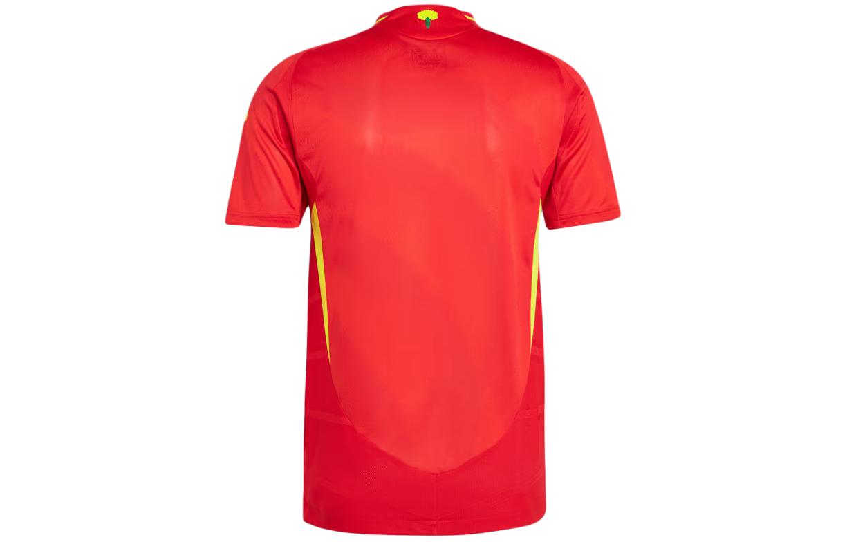 Lookbook 阿迪達斯西班牙2024主場正品紅色短袖球衣球員版足球衫 IP9333