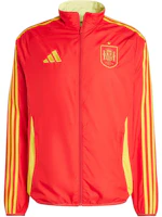 adidas Spain Anthem Jacket Retro Striped Track Top Better Scarlet/Pulse Yellow IX0440 adidas Spain Anthem Jacket Retro Striped Track Top Better Scarlet/Pulse Yellow IX0440