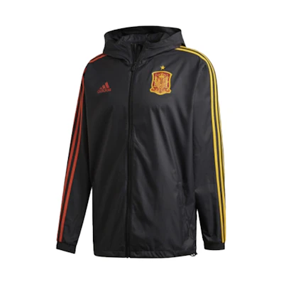 adidas Spain National Team Football Jacket Black FI6302