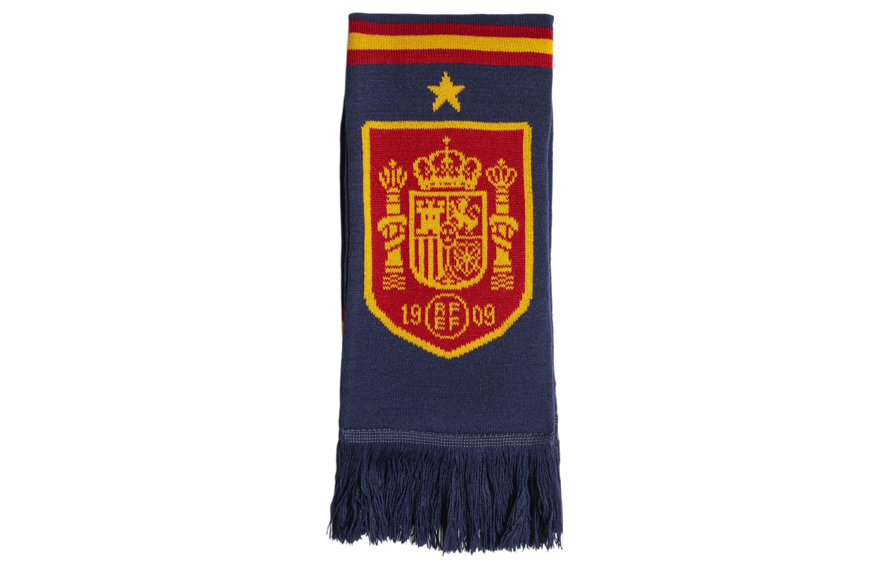 adidas Spain National Team Scarf Navy Blue Unisex Football World Cup Edition HM2289