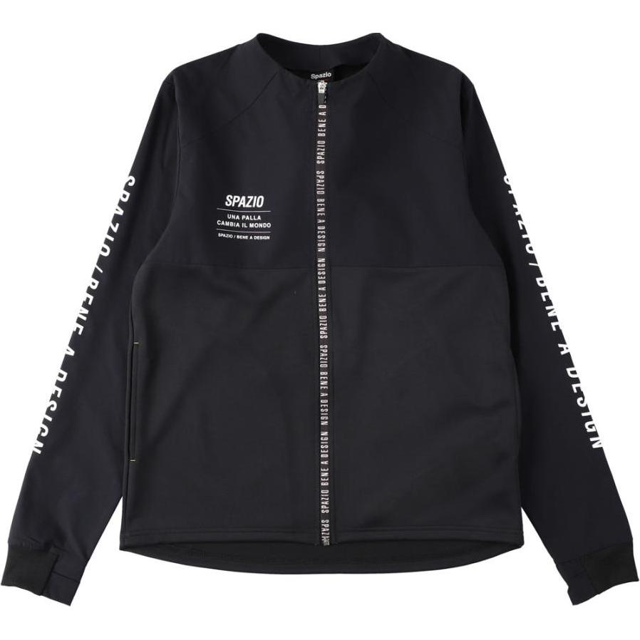 adidas SPAZIO Letter Print Zip Casual Jacket Black GE0785