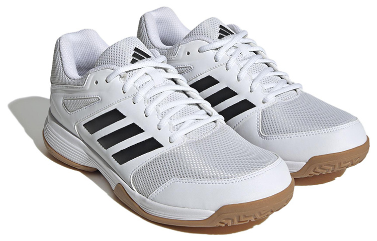 Lookbook adidas Speedcourt Volleybalschoenen ''Wit Gum Zwart'' ID9498