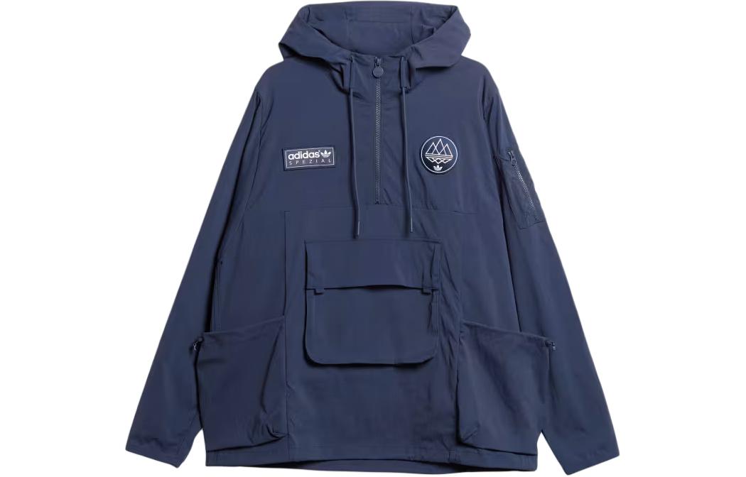 adidas Spezial Todmorden SS24 Navy Pullover Jacket Spring 2024 Collection IM8928