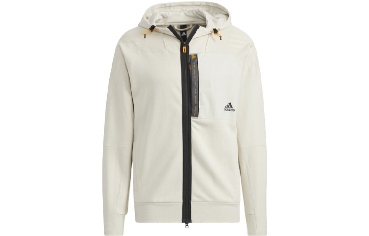 adidas Sport Hoodie Jacket - Off-White Color HE9903