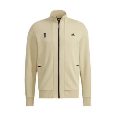 adidas Sports Casual Stand-Up Collar Jacket in Prairie Brown H39335