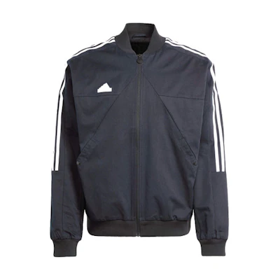 adidas Sports Performance Logo Jacket Black Long-Sleeve 3-Stripes IP3791