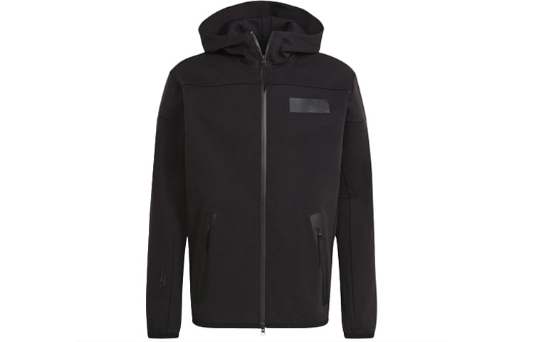 adidas Sports Style Hooded Jacket Black H31037