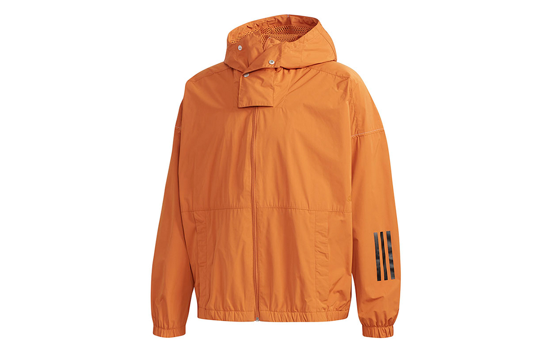 adidas Sports Style Woven Training Hooded Jacket Orange ED1929